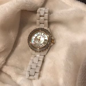 Swiss legend white ceramic watch